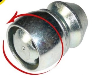 Секретні гайки М12х1,25 SICUBLOC конус ключ 19