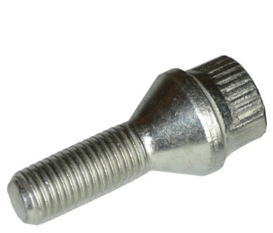 Болт M12x1,25x28 SICURIT Конус kl 17