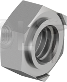 DIN 929 Гайка приварна нержавійка А2 