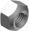 DIN 980V Гайка з дрібним кроком різьби (цинк білий) 10